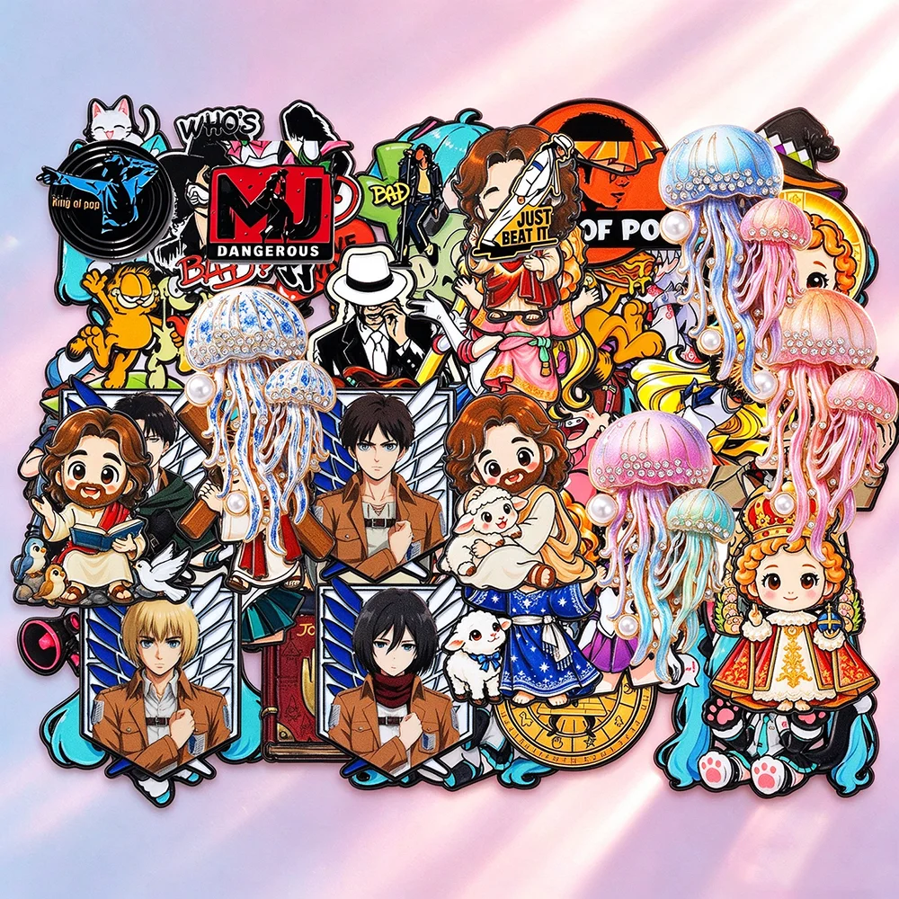 10/20/30Pcs Random Mixed Surprise Delivery Pack Enamel Pins Cartoon Character Metal Lapel Brooch, Random Style Collectible Badge