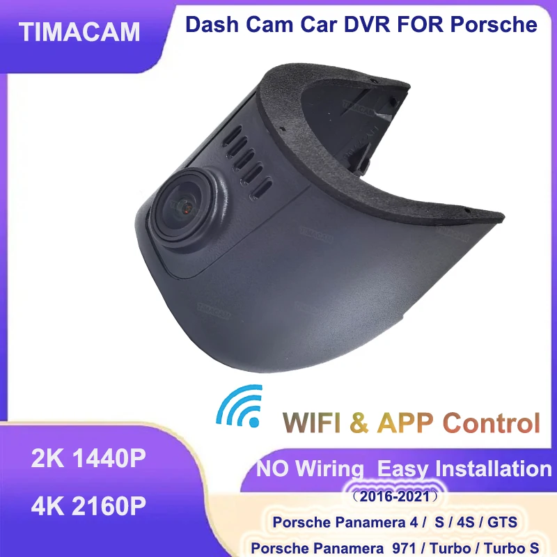 TIMACAM 4K Plug and Play Dash Cam For Porsche Panamera  971 S 4S GTS Turbo S for Porsche Panamera Turbo for Porsche Panamera 4