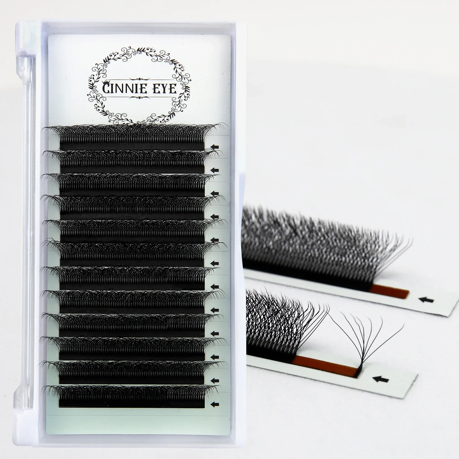 New 7DW Eyelash Natural W False Lash Extension 5D/6D W Fanning Lash Individual Eye lash Russia Volume Eyelash Drop Shipping