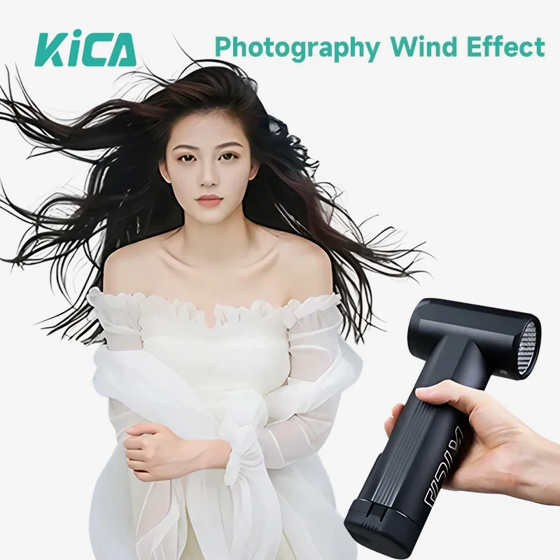 KiCA JetFan Max ハンドヘルド強力ターボファン アルミ合金素材 パワフル高速ファン