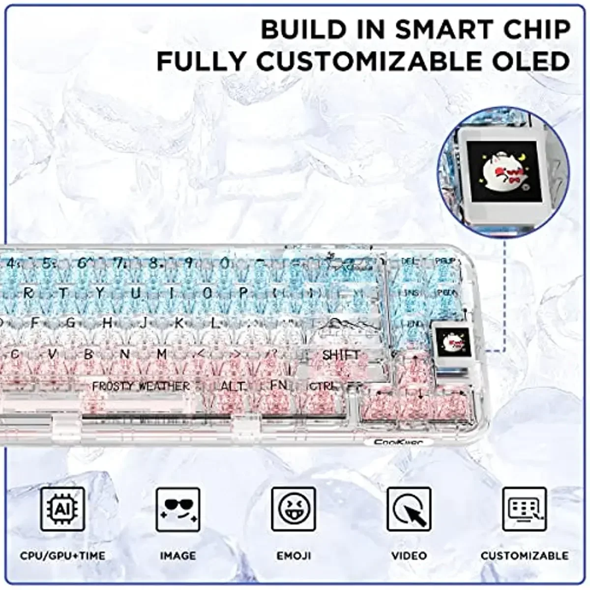 Cool killer ck68 mechanische Gamer-Tastatur 69key 3mode 2,4g Bluetooth drahtlose Tastatur Hot-Swap-RGB hintergrund beleuchtete Gaming-Tastatur Geschenk