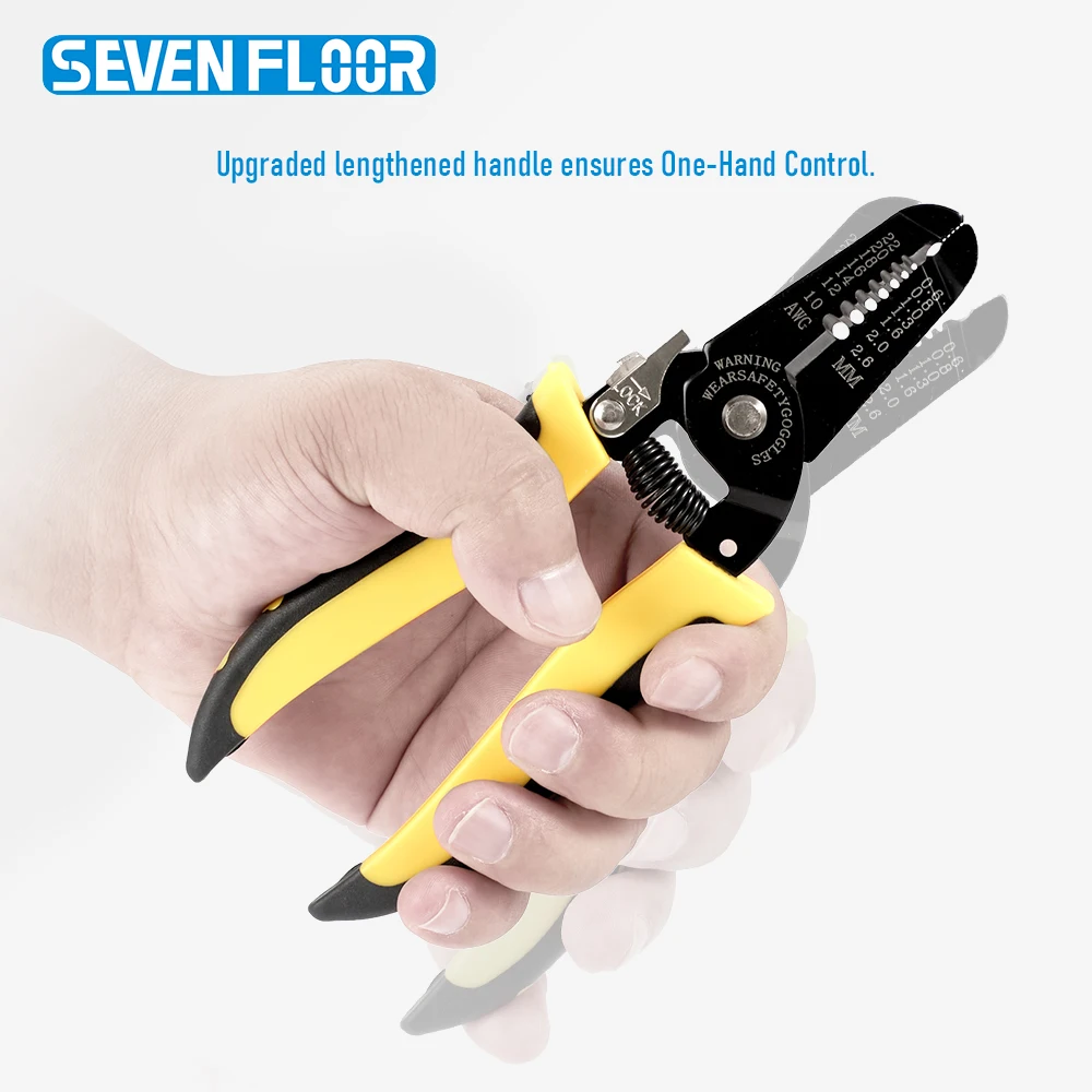 Wire Stripper, Wire Cutter, Wire Stripper, Wire Crimping Tool and Multifunction Stripping Electrician's Tools