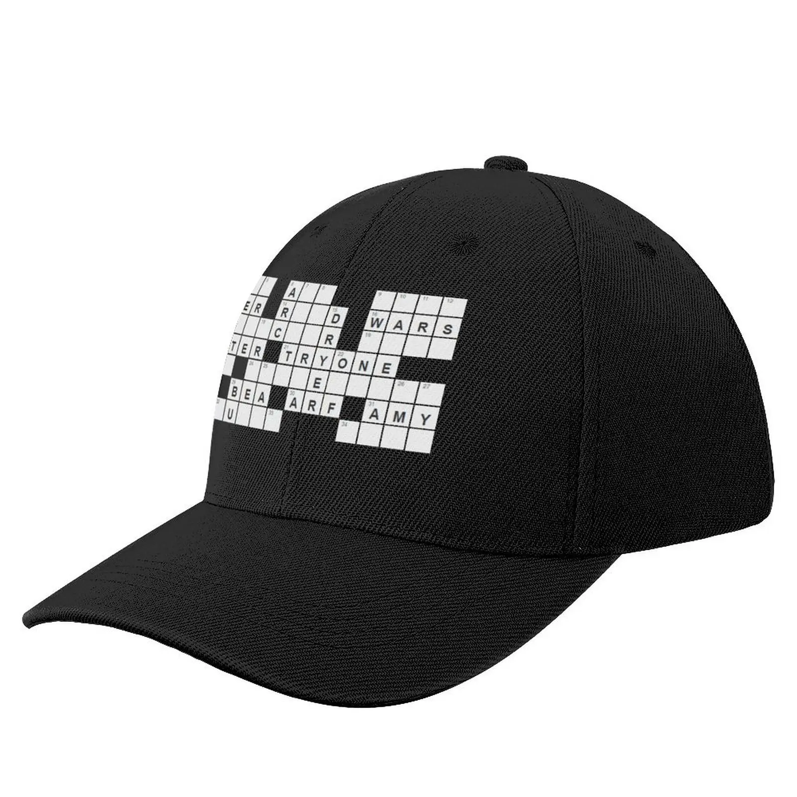 Crossword Style Clue Baseball Cap custom Hat Golf summer hat Caps Male Women's