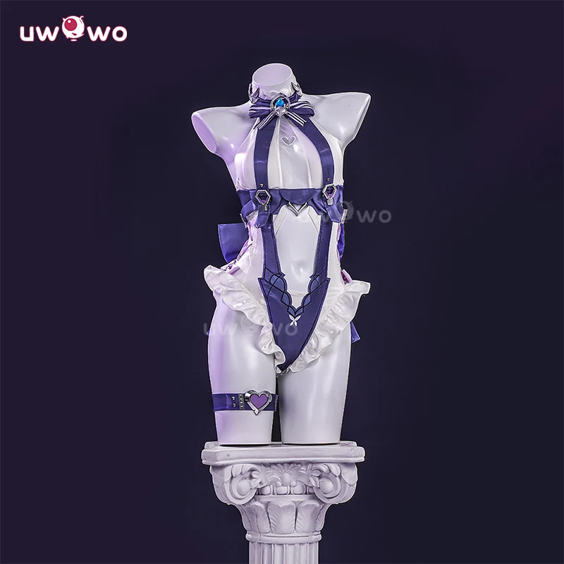 

UWOWO Vivian Cosplay Collab Series: Game Zenless Zone Zero ZZZ Vivian Iris of the Shore Swimsuit Cosplay Costume Halloween Cos