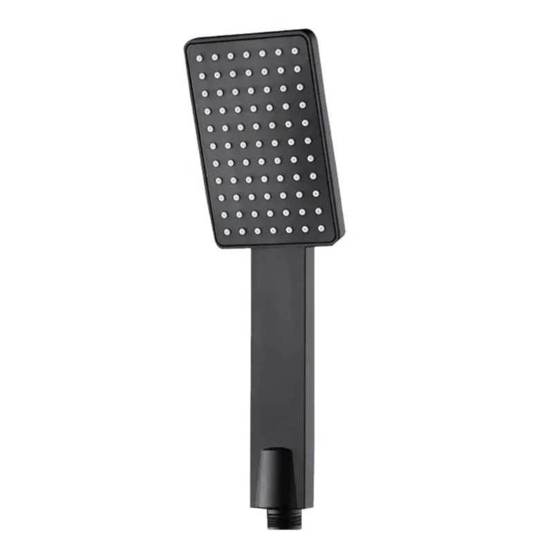 

Насадка для душа высокого давления, квадратный ручной спринклер, серебристый/черный, многофункциональный универсальный распылитель, аксессуары для дома и ванной комнаты