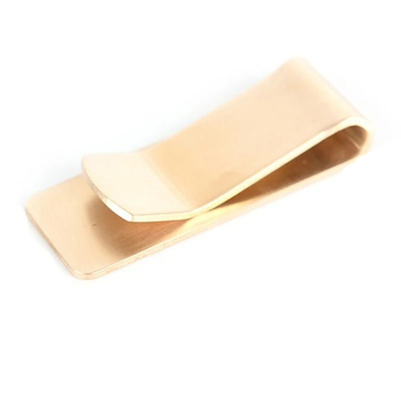 

Fashion Brass Money Clip Simple Dollar Cash ID Card Clamp