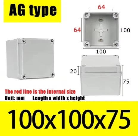 

Водонепроницаемый корпус типа AG «сделай сам», чехол для инструментов, АБС-пластик, коробка для проектов, чехол для хранения, коробки для электронных принадлежностей