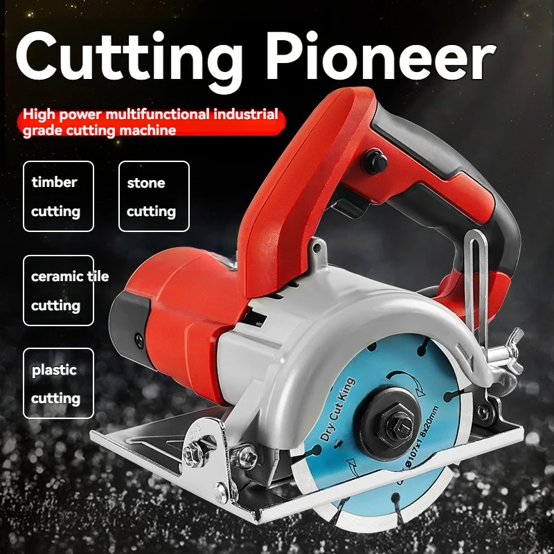 Small Woodworking Handheld Cutting Machine Household High-power Multifunctional Handheld Ceramic TileStone MetalSlotting Machine