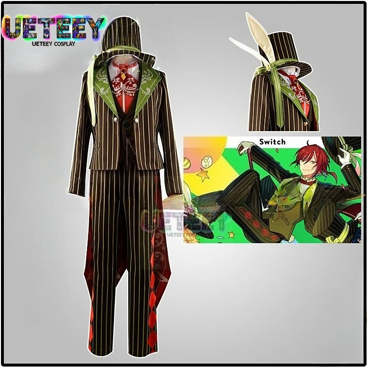 

UETEEY COS Ensemble Stars Character Sakasaki Natsume cosplay costume Halloween Set Custom Size