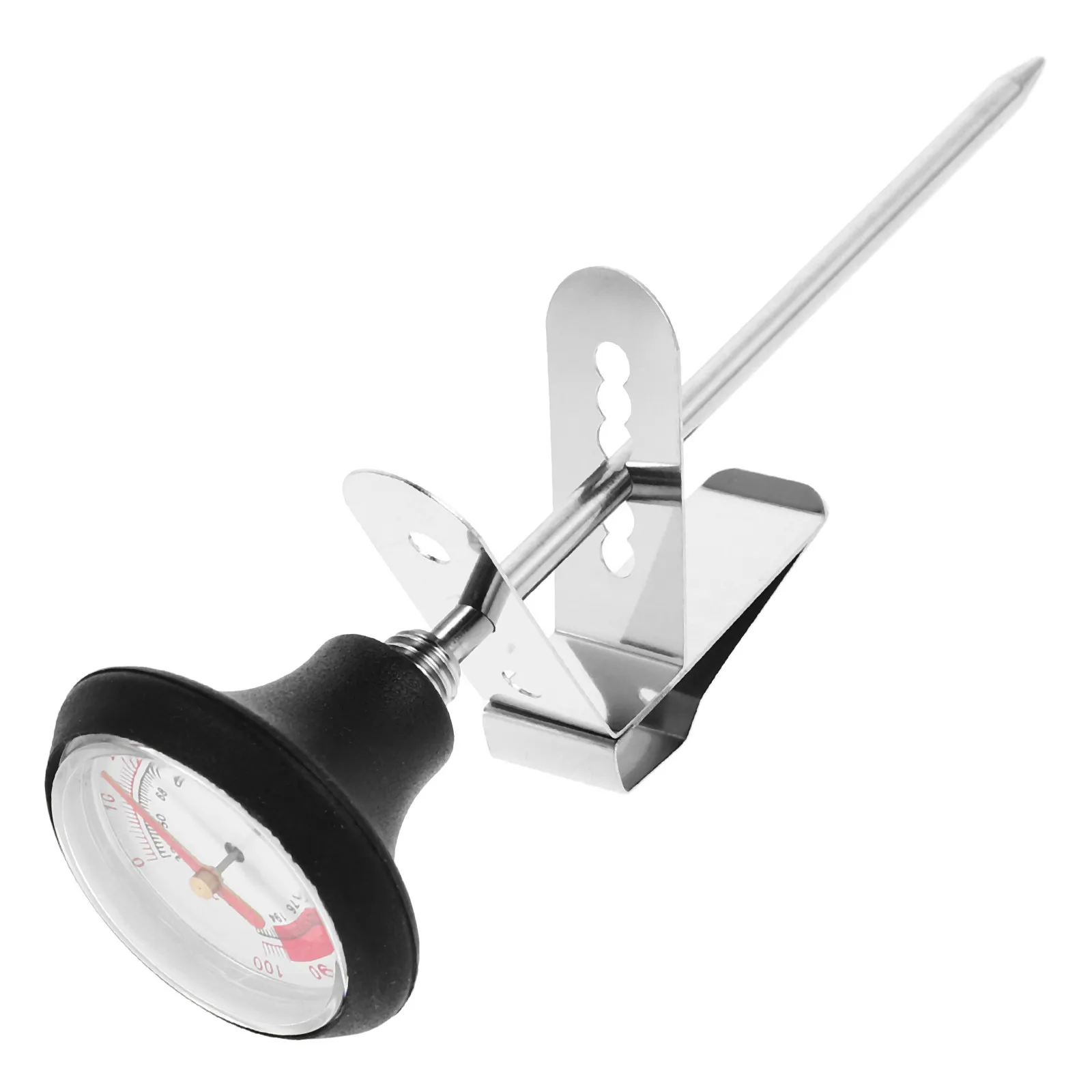 Stainless Steel Coffee Kettle Clip Thermometer Coffee High Accuracy Temperature Gauge Frothing Brewing