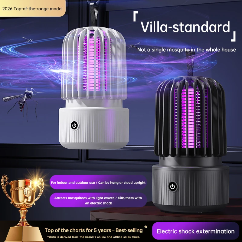 New 2-in-1 Uv Blue Light Mosquito Fly Trap Outdoor Mosquito Killer Lamp Indoor Mosquito Repellent Direct Insertion Charge Model