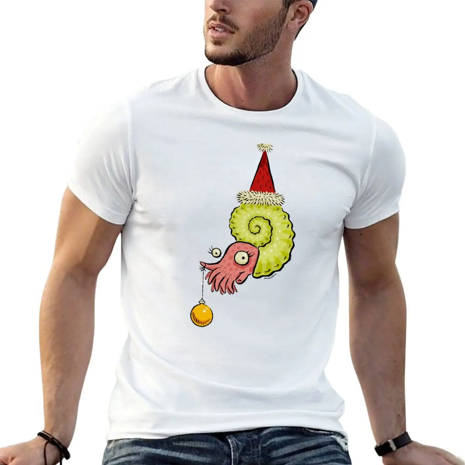 

Christmas Ammonite T-Shirt man t shirts for men anime t shirts oversize t shirts with prints T-shirt