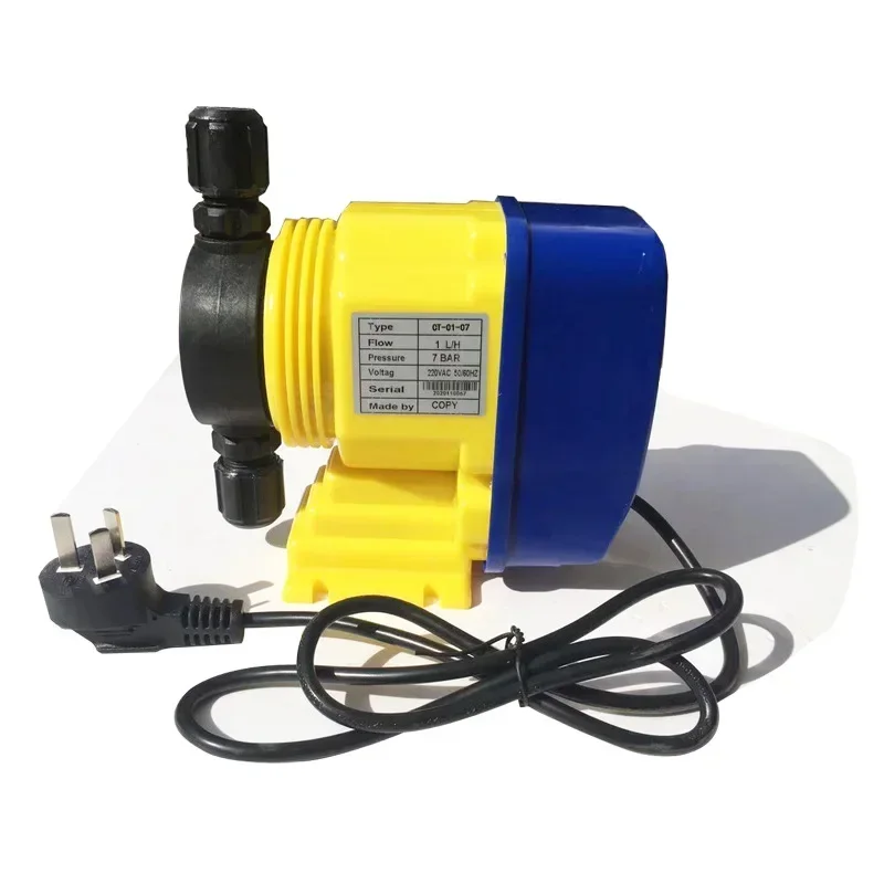 PVDF pump head electromagnetic diaphragm metering pump sewage treatment dosing device resistant to organic solvents manufacturer