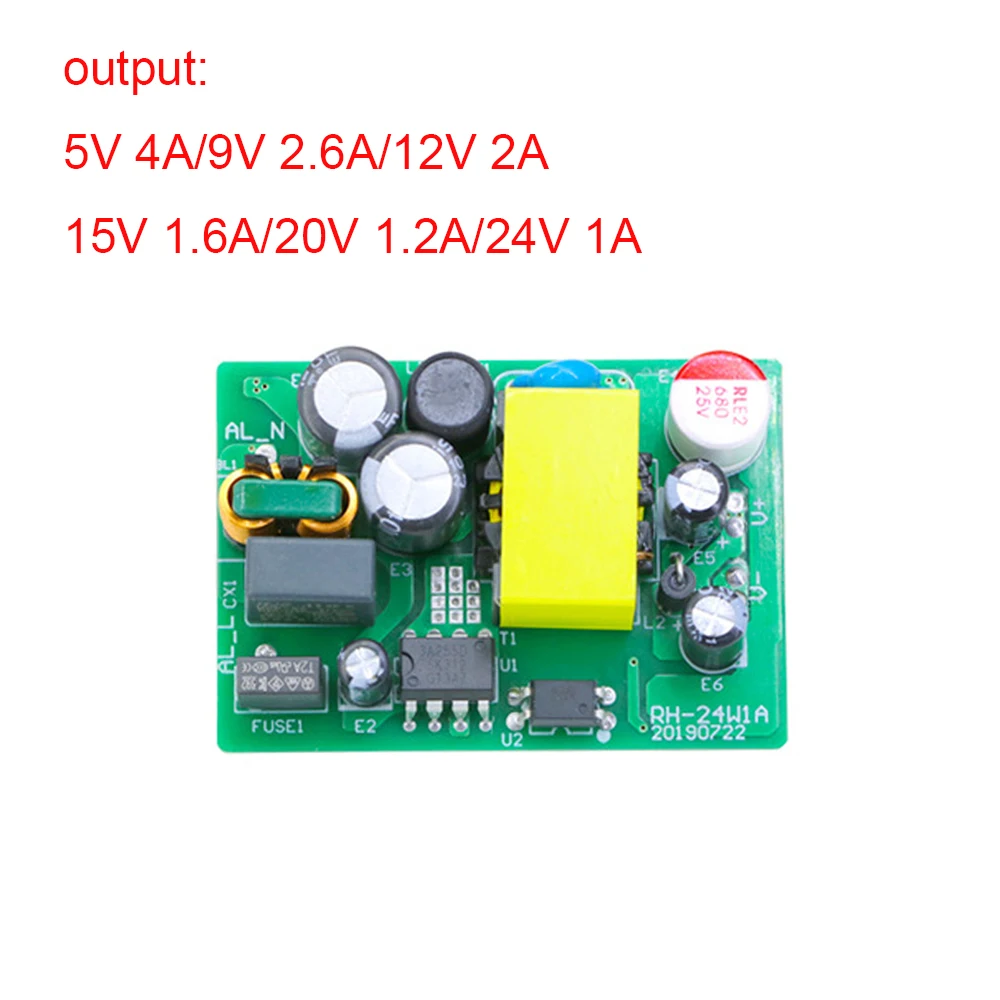 

AC85-220V to DC5V 9V 12V 15V 20V 24V Step-Down Switching Power Regulator Bare Board AC to DC Converter Buck Power Supply Module