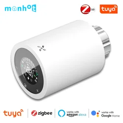 Tuya Smart zigbe3.0 TRV valvola attuatore radiatore termostato programmabile per riscaldamento compatibile con Alexa Google Ailce Home