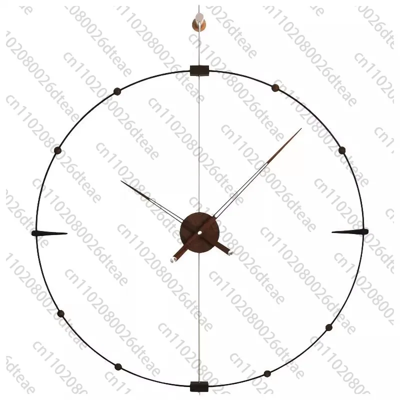 

Wall clock modern light luxury simple clock personality trend fashion living room silent art creative watch