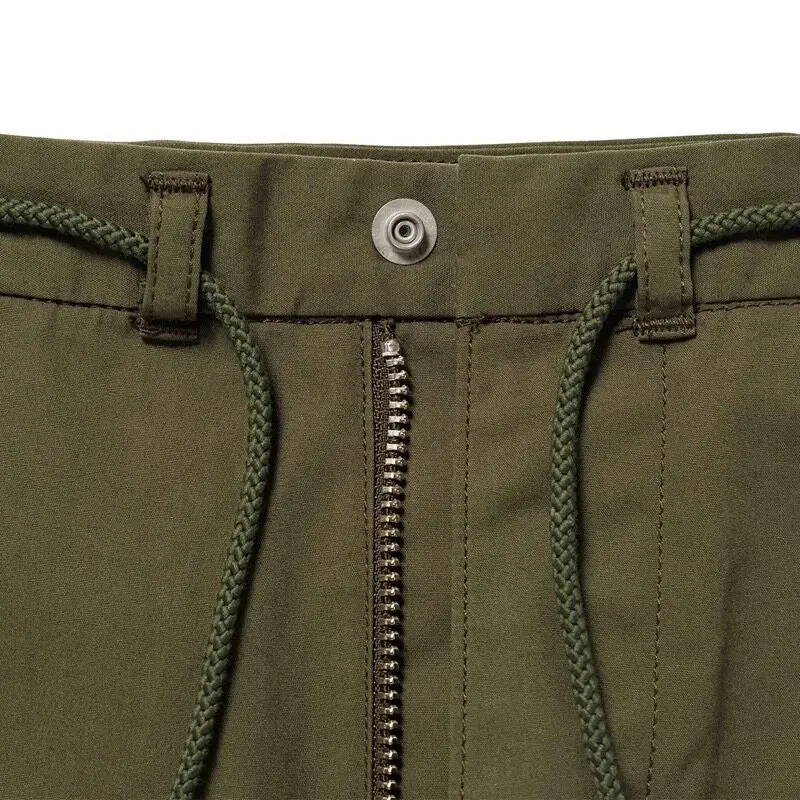 WTAPS 26SS Japanese Streetwear Men's Tactical Cargo Shorts Relaxed Fit Multi Pocket Army Green Workwear Vintage Summer Pants