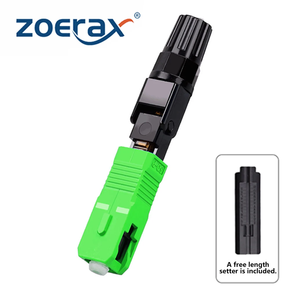 ZoeRax SC APC جزءا لا يتجزأ من الألياف البصرية موصل سريع ل FTTH قابلة لإعادة الاستخدام الانصهار الألياف البصرية الباردة مقرنة محول ربط أدوات