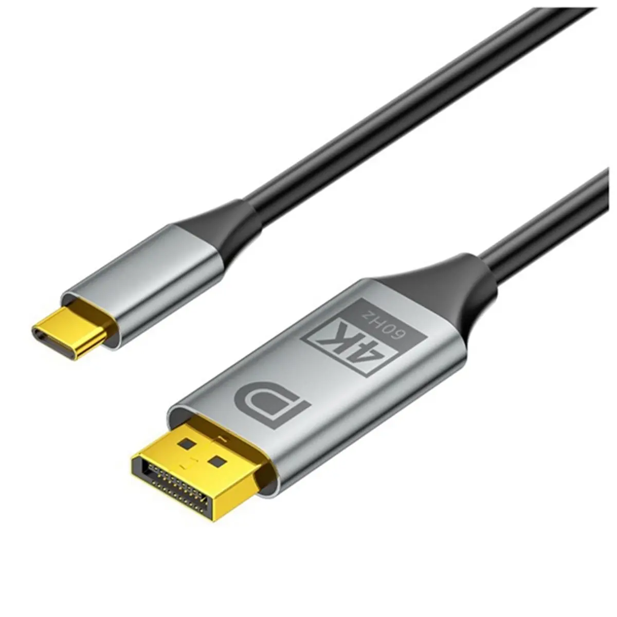 AA19 Type-C to DP Connection Cable USB C to Displayport 4K HD Converter Adapter Cable for Laptop Portable Screen Gaming