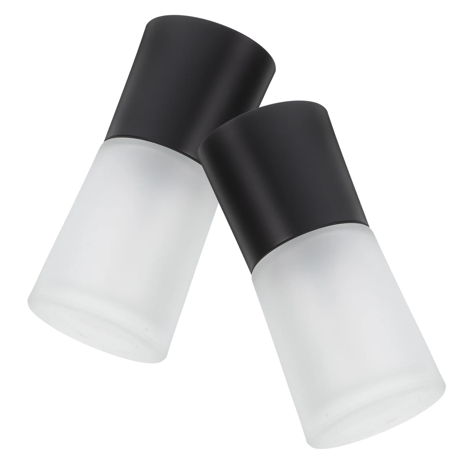 Bouteilles à pompe en verre de voyage, 2 pièces, conteneurs de stockage de Lotion rechargeables, bouteille à pompe de fond de teint