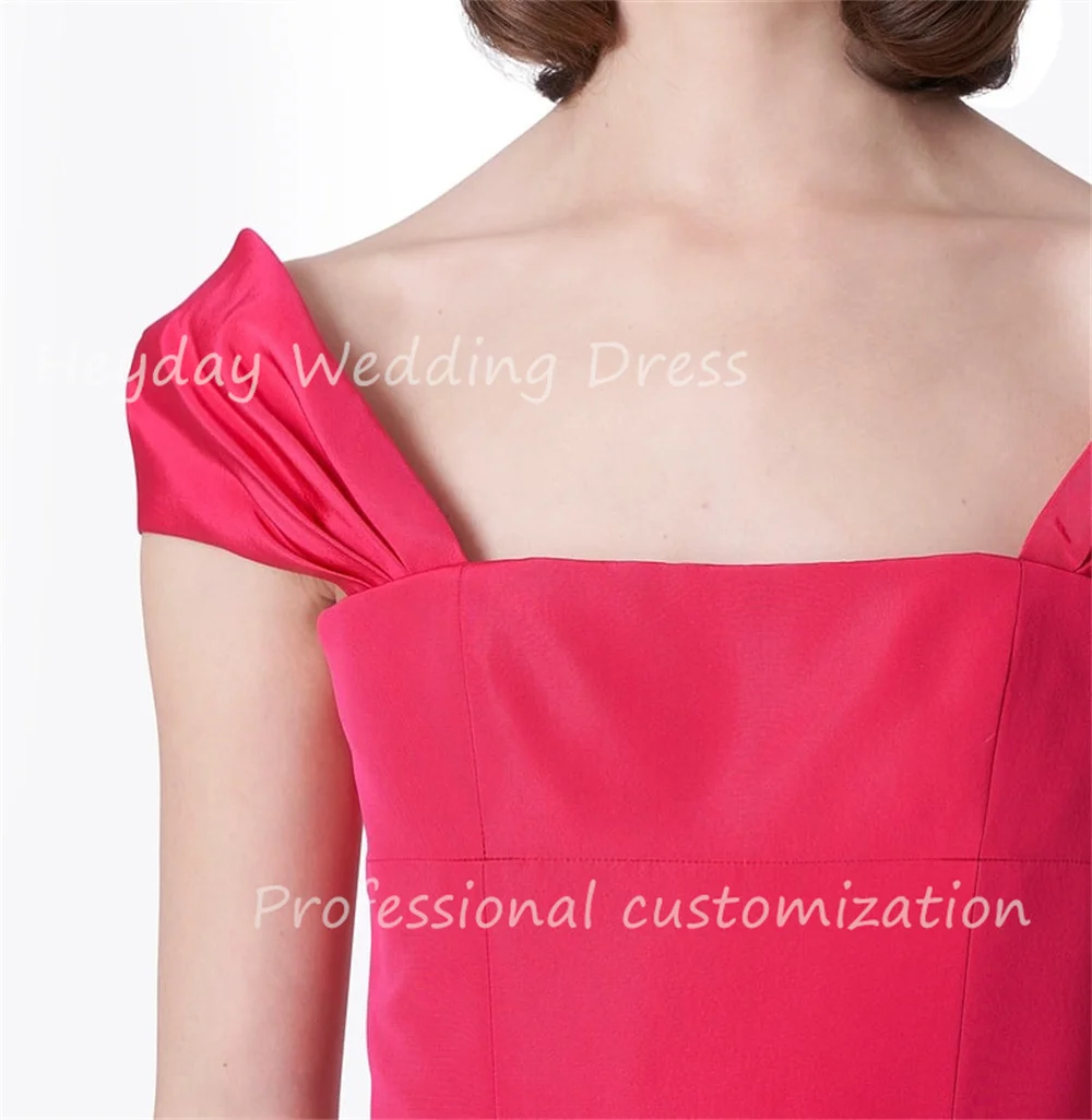 女性のためのパーソナライズされた人魚のドレス,正方形のネックライン,地面の長さ,裸の背中,フォーマルなイブニングパーティー