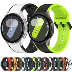 Silicone Strap for Samsung Galaxy watch 7/6/5/4 40mm 44mm 4 Classic 47mm 43mm Bracelet Wristband for Samsung Watch Pro 45mm Belt