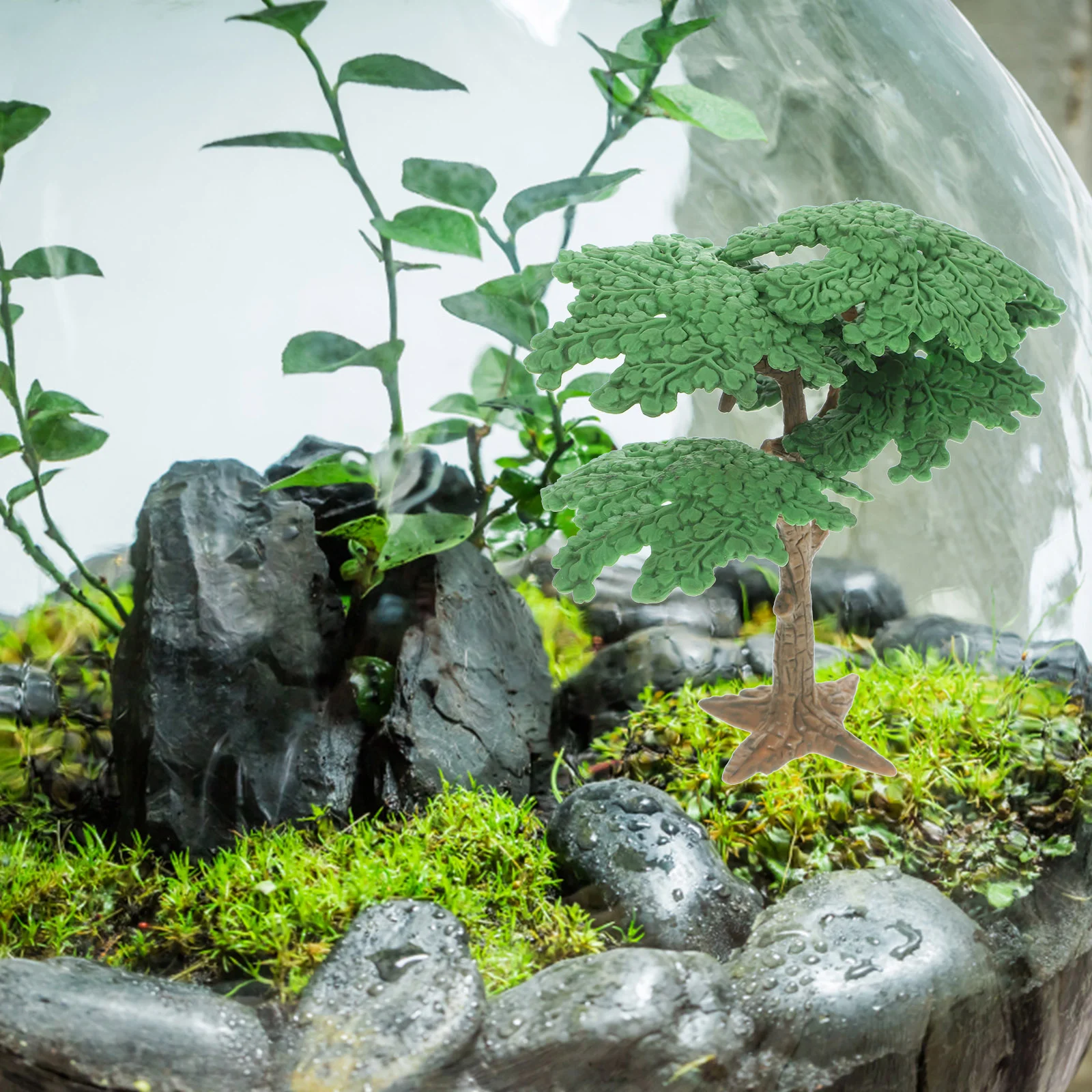 Bonsai Boom Landschap Speelgoed Peuter Planten Miniatuur Nep Model Cipres Bomen