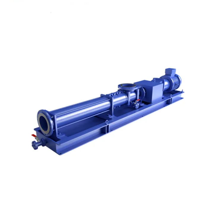 G Wholesale High Quality Electric Stainless Steel Eccentric Single Screw Pump Horizontal Self-priming with Hopper