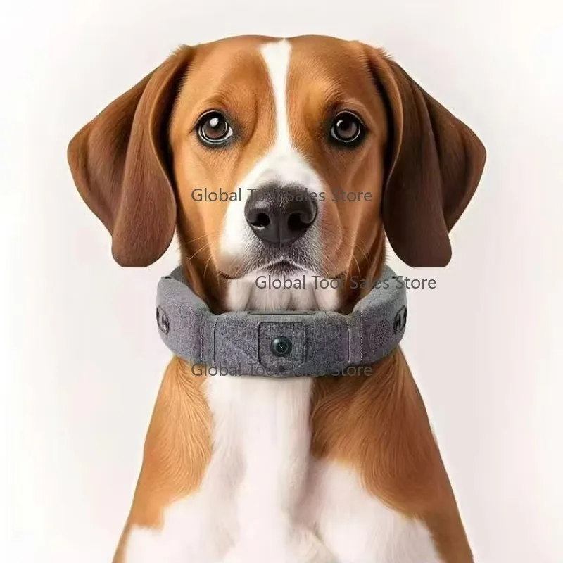 Waterproof GPS Tracker Collar with SIM Card Virtual Fence Real-Time Pet Monitoring Camera Mobile App for Dogs And Cats