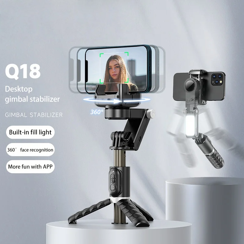 Xiaomi Mijia C17 Selfie Stick Intelligent Ai Mobile Follow-Up Anti Shake قابل للسحب عموم إمالة حامل هاتف أداة الكاميرا التلقائية