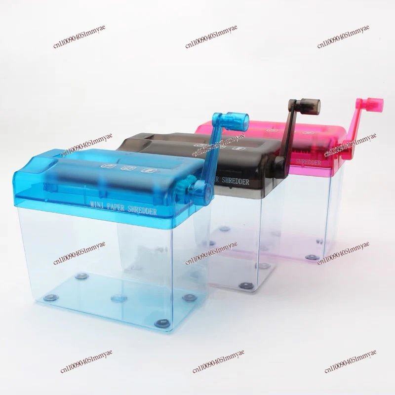 

Portable A6 Mini Manual Shredder Shredder Destroys Paper Documents Manual Straight Cutting Machine