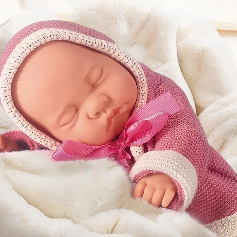 Reborn Dolls Toy Realistyczna miękka fałszywa lalka dla malucha Symulacja lalki Reborn z drobnymi detalami na Boże Narodzenie Urodziny Dzień Dziecka