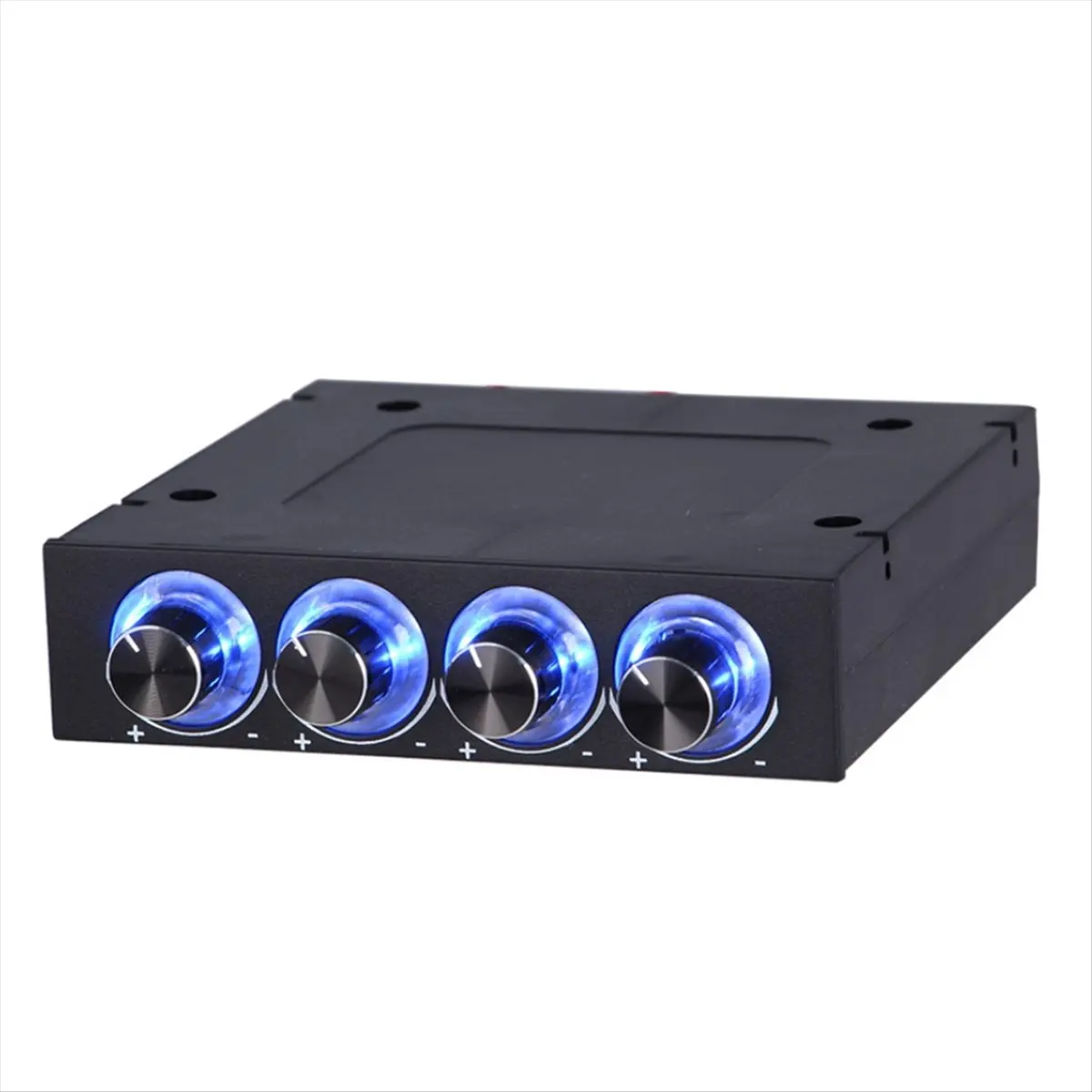 A10I Fan Speed Controller 4 Channel with LED Controls Up to 4 Sets of PC Computer Fans Controller and CPU HDD VGA