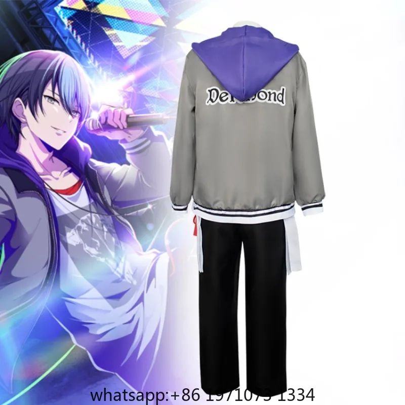 Anime game Mikuu Aoyagi Toya Cosplay Costume Project Sekai Role playing holiday Halloween party Anime Women men Game cos suits