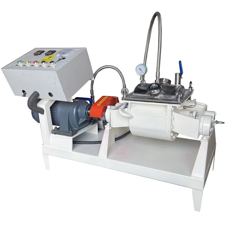 Laboratory Kneader Electromechanical Heating Screw Extrusion Discharge Butyl Rubber Stainless Steel Small Kneader