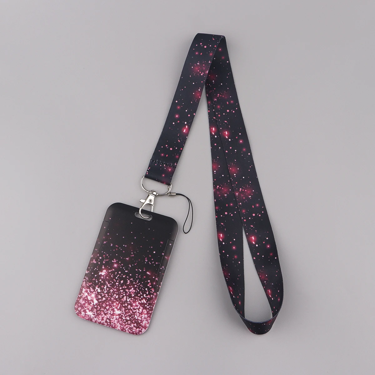 Simple Sequins Strap Lanyards for Keys Keychain Badge Holder ID Credit Card Pass Hang Rope Lariat Accessories Gifts For Women