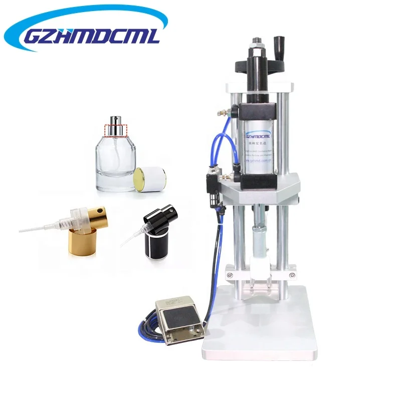 Bottle Push Inner Cap Perfume Collaring Crimping Capping Machine Semi Automatic Bottle Pressing Plug Cork Capping Machine