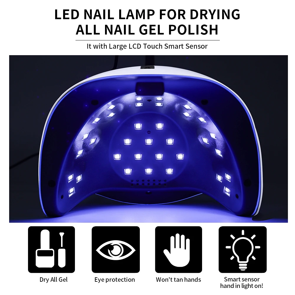 UV-LED-Nagellampe für Maniküre, Nägel und Trocknungsgel, Licht, Gel, Nagellack, Trockner, Kabinenmaschine, Ausrüstung, professionelle Trockner, Aushärtungsgel