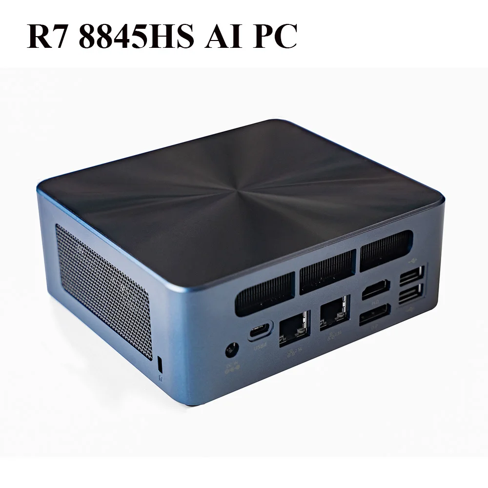 SZBOX S88 AMD Ryzen 7 8845HS MINI PC Windows 11 Pro DDR5 5600Mhz PCIe4.0 Nvme SSD WIFI6 BT5.2 AI PC Gamer Computer