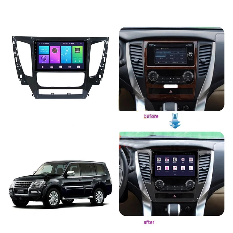 Car Multimedia Frame Car Radio Audio Frame Dashboard Panel 9