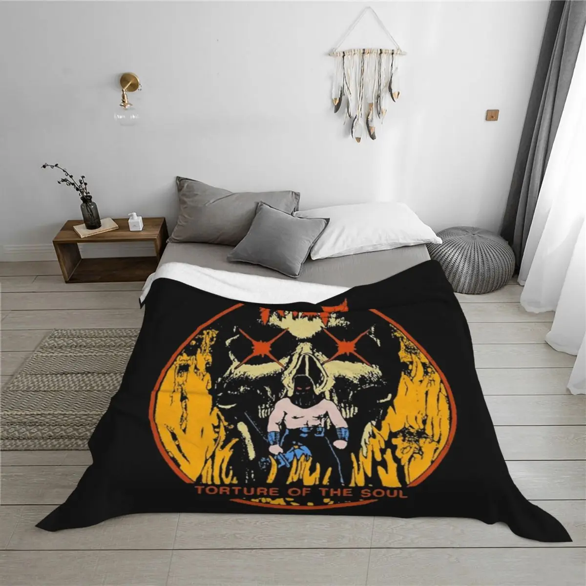 التعذيب قوة الروح رمي بطانية البطانيات للسرير أنيمي الأرائك رقيقة البطانيات #3