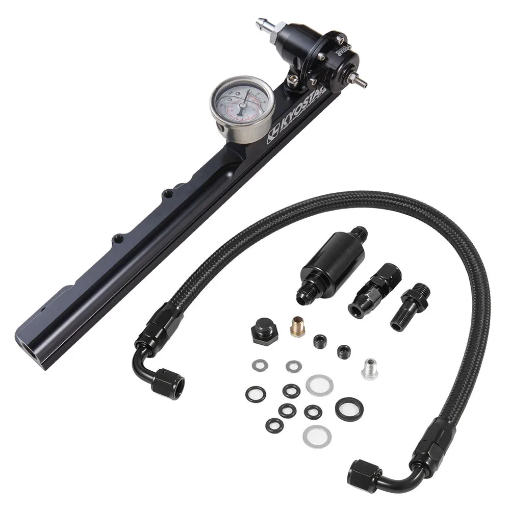Ajuste acura/honda integra para civic kyostar regulador de pressão de combustível linha ferroviária b16 b18 b20 si ls gsr série b