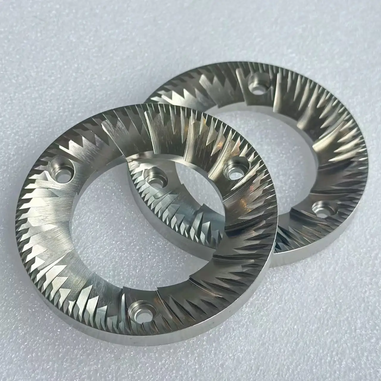 75mm SUS420 Flat Wheel Knife Burr Replacement Set High Capacity Spare Parts For Electric Coffee Grinder