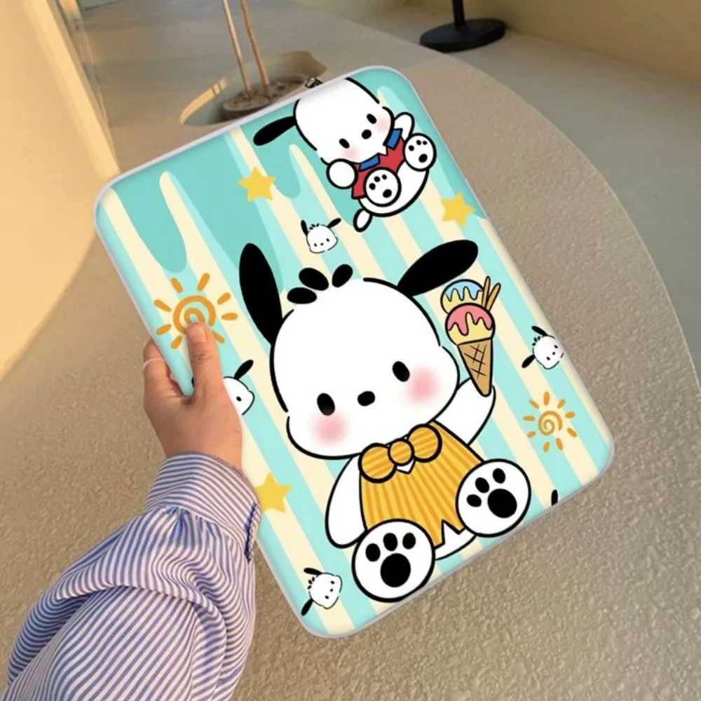 Sanrio Anime Kuromi Hello Kitty Melody Cute Cartoon Laptop Tablet Sleeve Bag for Ipad Pro 10 11 12 13 14 15 Inch Air3 4 Set Bag