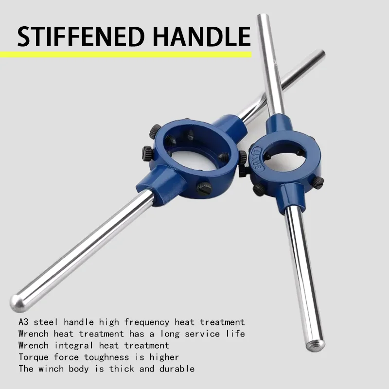 M2-M36 Multitool Die Set Wrench Steel Circular Die Handle Narzędzia ręczne do matryc Narzędzia do gwintowania Metal Workpiece Thread