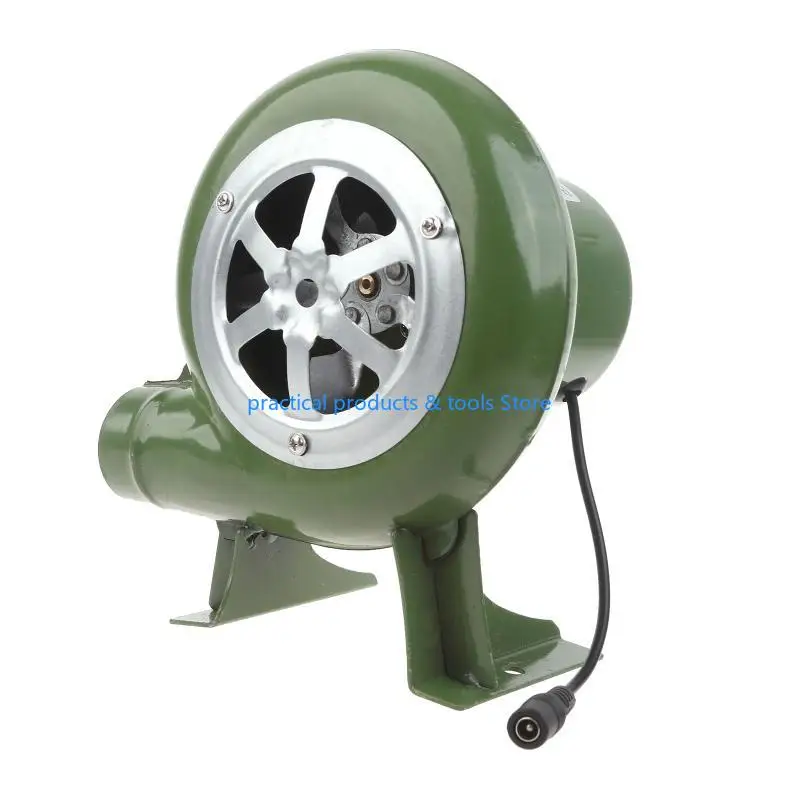 77JB AC100-240V الكهربائية مروحة نفخ سرعة محول 30/40/60/80 واط شواء مروحة صغيرة حداد Forges منفاخ مع كابل مشبك الطاقة