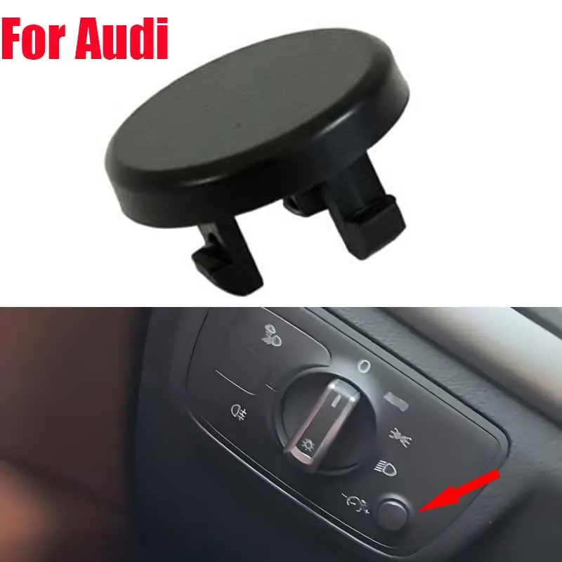 1Pc For Audi A6 A7 Headlight Switch Brightness Adjustment Knob Cover Automobiles Parts Accessories Car