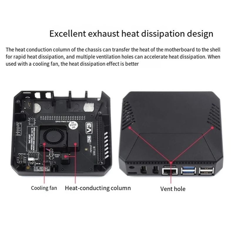 ข้อเสนอยอดนิยม PI5-CASE-ARGON-ONE-M.2 เคส Active Cooler ในตัวสําหรับ Raspberry Pi5