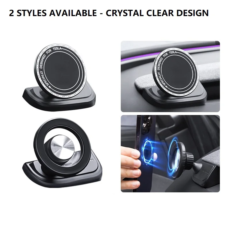 

For Tesla Model 3 Y Highland Phone Holder Magnetic Mount Hidden Telescopic Rotatable Screen Side Accessory Magnetic Support 2026