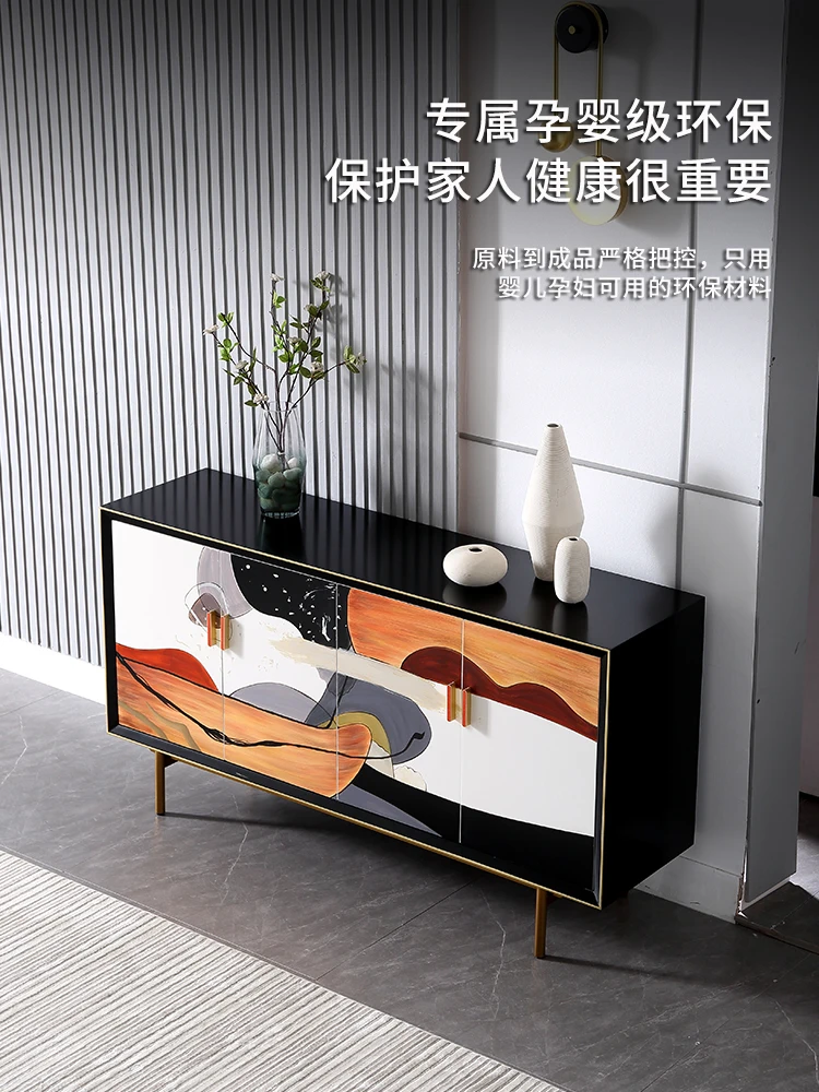 

LHY26 ss CXH Sideboard Cabinet/Internet Celebrity Villa Solid Wood Light Luxury Creative Minimalist Customized Cabinet
